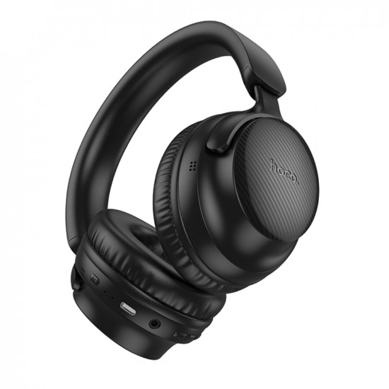 Wireless Ακουστικά Stereo Hoco W53 Tone Hi-Fi v5.4 400mAh με AUX TF Μαύρα 52276
