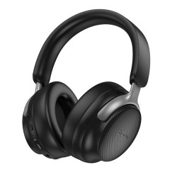Wireless Ακουστικά Stereo Hoco W53 Plus Tone ANC Hi-Fi v5.4 800mAh με AUX TF Μαύρα 52275