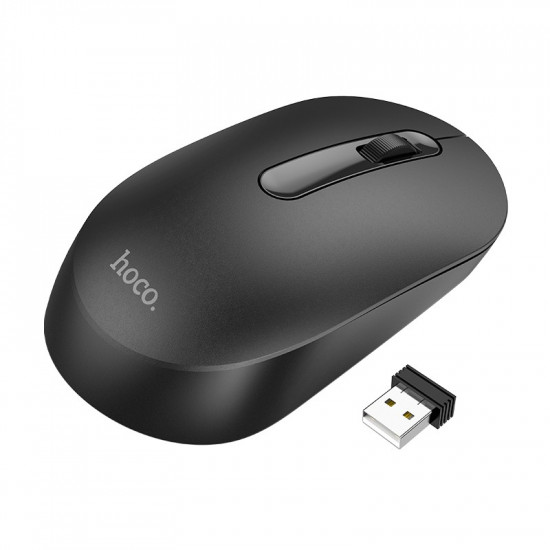 Wireless Ποντίκι Hoco GM14 Platinum Business Wireless Mouse με 3 Πλήκτρα DPI 1200 Μαύρο 40363