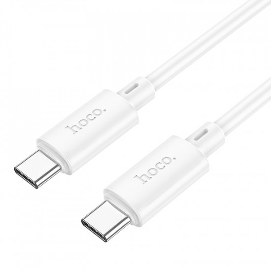 Καλώδιο Hoco X88 USB-C σε USB-C 60W Fast Charging Λευκό 1m 37981