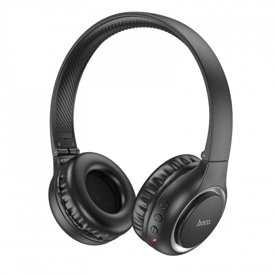 Wireless Ακουστικά Stereo Hoco W41 Charm V5.3 200mAh με υποδοχή Micro SD, AUX Μαύρα 39150