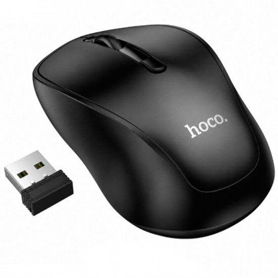 Ασύρματο Ποντίκι Hoco GM41 Dual Mode 2.4GHz και BT v5.2 με 4 Πλήκτρα 1600 DPI Μαύρο 52309