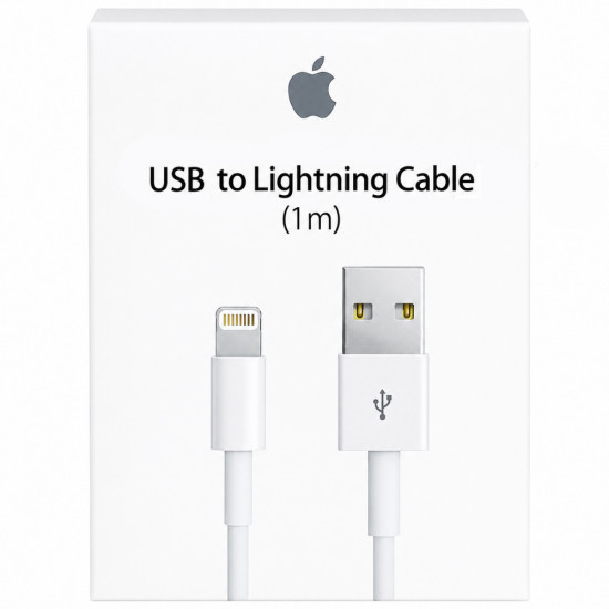 Καλώδιο Σύνδεσης Apple USB-A σε Lightning 2.0 45W MUQW3ZM/A 1m Λευκό 52771