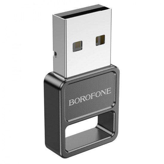 Αντάπτορας Wireless Borofone DH8 USB Bluetooth v5.1 Απόσταση 10m Ταχύτητα 3.0Mbps Μαύρος 52286