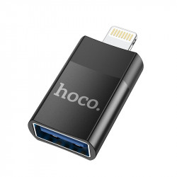 Αντάπτορας Hoco UA17 Lightning σε USB 2.0 με Λειτουργία OTG Μαύρο 35897