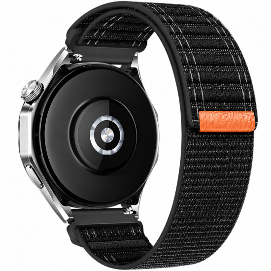 Watchband Hoco WH15 Fabric Series για Samsung Huawei Xiaomi Vivo OPPO κα 22mm Universal Μαύρο 52254