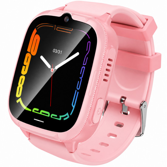 Kids Smartwatch Hoco Y106 4G 730mAh 1.83” LCD GPS Κάμερα με Δυνατότητα Κλήσεων και Μηνυμάτων IPX7 Ροζ 52360