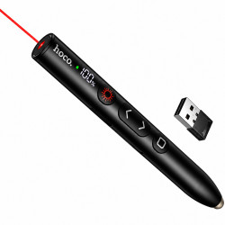 Hoco GM203 Touch Smart Active Pen 2.4GHz 180mAh Ιδανικό για Έλεγχο Παρουσιάσεων και Laser Pointer Μαύρο 52306