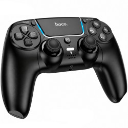 Gamepad Hoco GA32 Dragon RGB 600mAh BT v5.1 Dual Motor Δόνηση Θύρα AUX και Κουμπί Mute Συμβατό με PS5 Μαύρο 52304