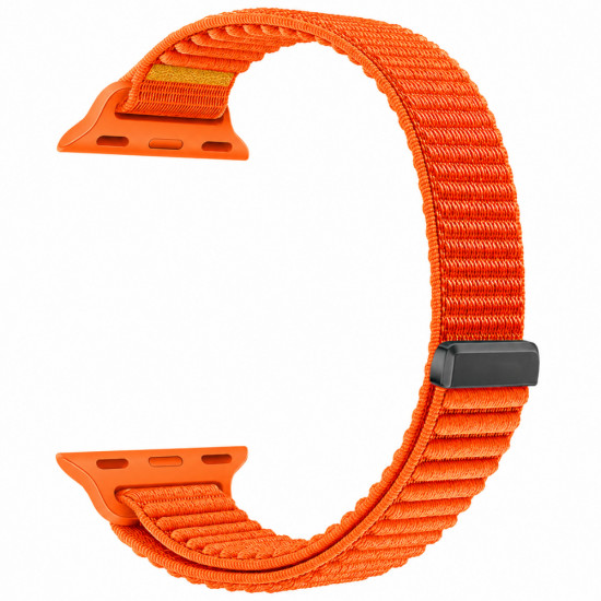 Watchband Hoco WA41 Parkour Series 38/40/41/42 mm Nylon Strap για Apple Watch series 1/2/3/4/5/6/7/8/9/SE/SE2 Πορτοκαλί 52449
