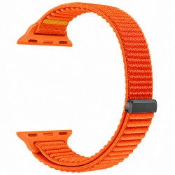 Watchband Hoco WA41 Parkour Series 44/45/46/49mm Nylon Strap για Apple Watch series 1/2/3/4/5/6/7/8/9/se/ultra1/ultra2 Πορτοκαλί 52446