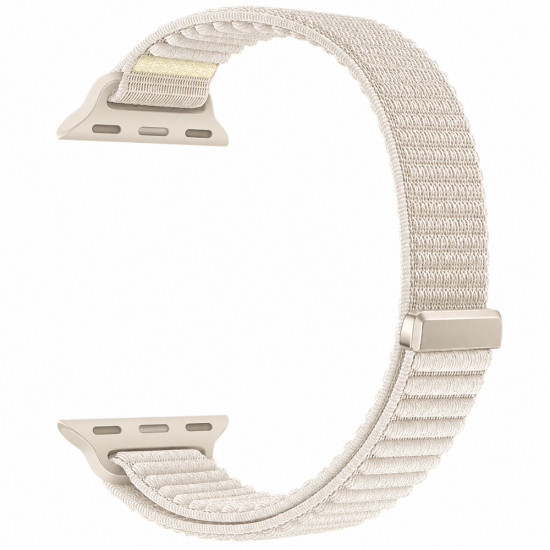 Watchband Hoco WA41 Parkour Series 38/40/41/42 mm Nylon Strap για Apple Watch series 1/2/3/4/5/6/7/8/9/SE/SE2 Λευκό 52448