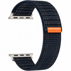 Watchband Hoco WA42 Fabric Series 44/45/46/49mm Nylon Strap για Apple Watch series 1/2/3/4/5/6/7/8/9/se/ultra1/ultra2 Σκούρο Μπλε 52452