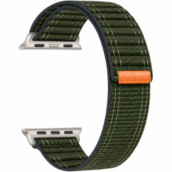 Watchband Hoco WA42 Fabric Series 44/45/46/49mm Nylon Strap για Apple Watch series 1/2/3/4/5/6/7/8/9/se/ultra1/ultra2 Χακί 52451