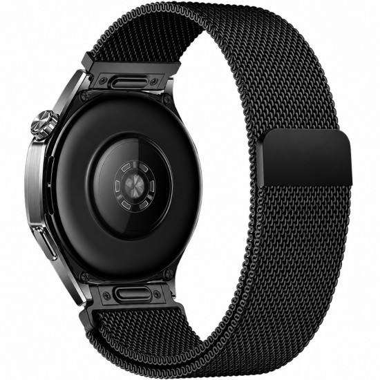 Watchband Hoco WH28 Pretty Series Steel Strap για Samsung Huawei Xiaomi Vivo OPPO κα 22mm Universal Μαύρο 52270