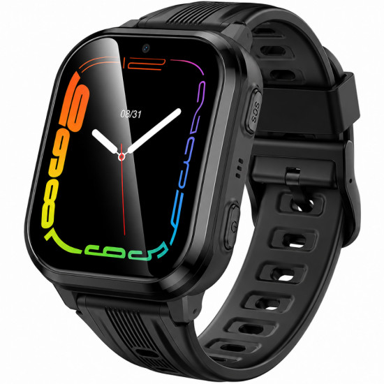 Kids Smartwatch Hoco Y108 4G 730mAh 1.69” LCD με GPS IPX7 και Δυνατότητα Κλήσεων Μαύρο 52415