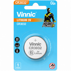 Buttoncell Lithium Vinnic CR3032 3V Τεμ. 1 52717
