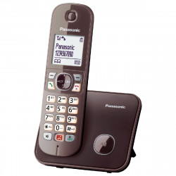 Ασύρματο Ψηφιακό Τηλέφωνο Panasonic KX-TG6851GRA Καφέ με Δυνατότητα Λειτουργίας σε Διακοπή Ρεύματος, Μεγάλη Οθόνη και Ανοιχτή Ακρόαση 32635