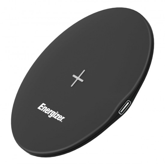 Ασύρματος Φορτιστής Energizer A15W 15W με καλώδιο USB-C 1m Μαύρος 45381
