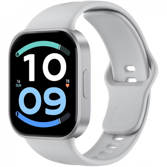 Smartwatch Xiaomi Redmi Watch 6 Active BHR09CXGL 1.85 AMOLED με Αναγνώριση Κλήσεων Silver 52971