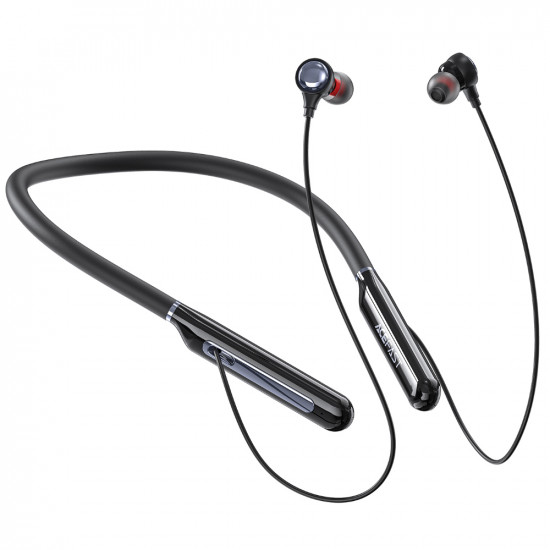 Bluetooth Hands Free Acefast N5 Neckband Magnetic v5.4 200mAh 30Hrs Αναπαραγωγής IPX4 Μαύρα 52950