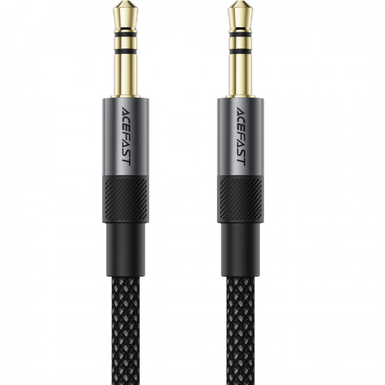 Καλώδιο σύνδεσης Ήχου Acefast J10 3.5mm Αρσενικό σε 3.5mm Αρσενικό Braided Μαύρο 1m 52944