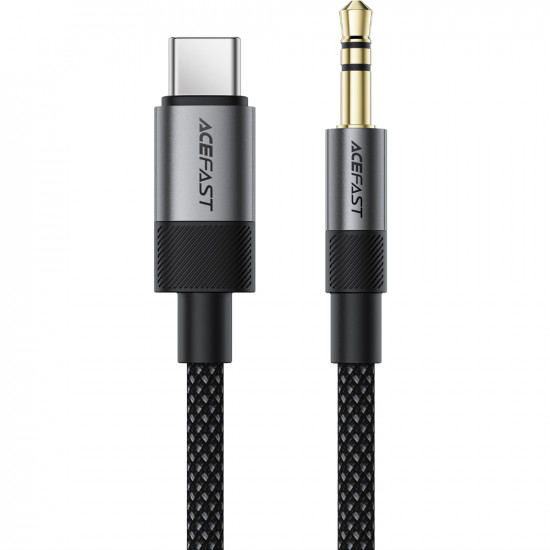 Καλώδιο Ήχου Acefast J11 USB-C σε 3.5mm Braided Μαύρο 1m 52961