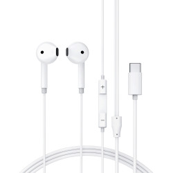 Hands Free Acefast L13 Earphones Stereo USB-C με Μικρόφωνο Λευκά 1.2m 52968