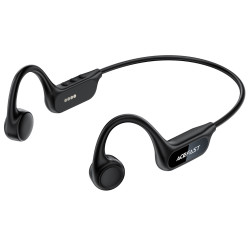 Bluetooth Hands Free Acefast N10 Neckband ENC v6.0 220mAh 12hrs Αναπαραγωγής IP68 με 8GB Μνήμη για Χρήση χωρίς Bluetooth Μαύρα 52953