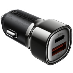 Φορτιστής Αυτοκινήτου Acefast B20 PD45W 1xUSB-A 1xUSB-C Μαύρος 52963