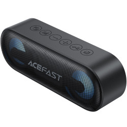 Φορητό Ηχείο Wireless Acefast K13 v6.0 TWS ENC 16W 1800mAh AUX TF Card και RGB Φωτισμό IPX6 Μαύρο 52964