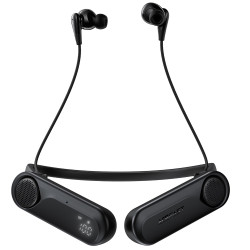 Bluetooth Hands Free Acefast N11 Neckband ENC v6.0 900mAh TF Card 90hrs Αναπαραγωγής με Ενσωματωμένα Ηχεία 1.5W και Δόνηση IPX4 Μαύρα 52966