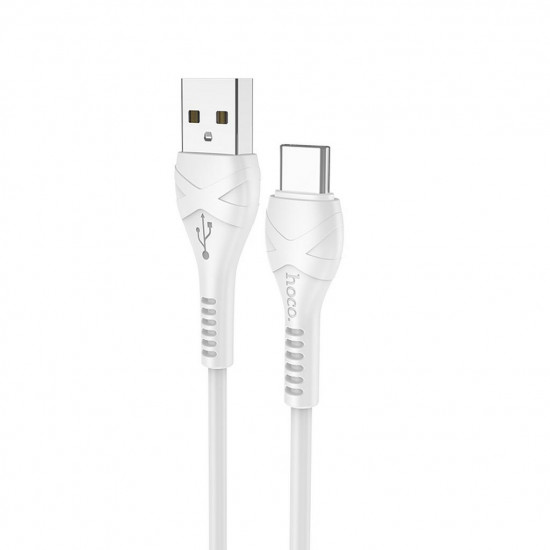 Καλώδιο Hoco X37 Cool Power USB σε USB-C Fast Charging 3.0A Λευκό 1m 25654