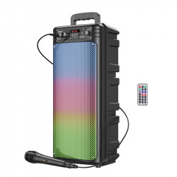 Φορητό Ηχείο Wireless Hoco BS52 Billowing Outdoor Μαύρο BT V5.0 2x10W 2200mAh USB 3.5mm και Micro-SD με Ενσύρματο Μικρόφωνο 37985