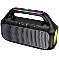Φορητό Ηχείο Wireless Hoco HC47 Delight TWS BT 6.0 2400mAh 2x15W με FM Micro-SD USB Playback και AUX Μαύρο 52876