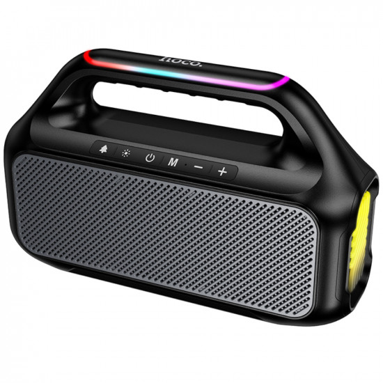 Φορητό Ηχείο Wireless Hoco HC47 Delight TWS BT 6.0 2400mAh 2x15W με FM Micro-SD USB Playback και AUX Μαύρο 52876