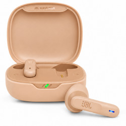 Wireless Hands Free JBL Wave Flex Earbud με Voice Aware έως 32 Ώρες Λειτουργίας BT v5.2 IP54 Beige 53133