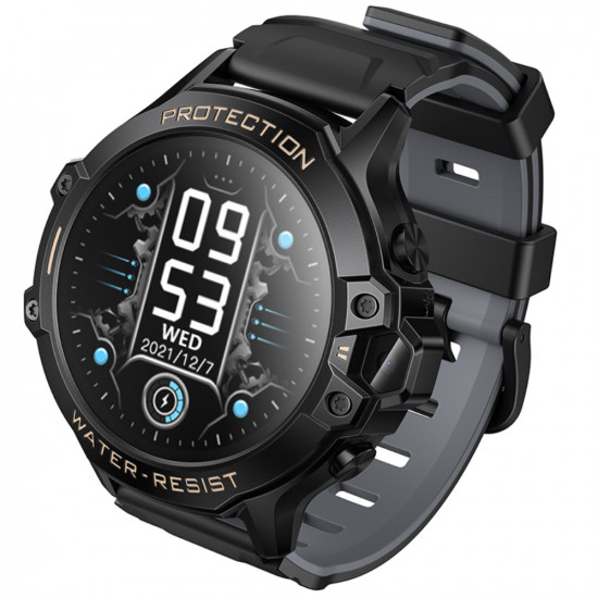 Kids Smartwatch Hoco Y107 4G 700mAh 1.28” LCD GPS Κάμερα με Δυνατότητα Κλήσεων και Μηνυμάτων IP54 Μαύρο 52882