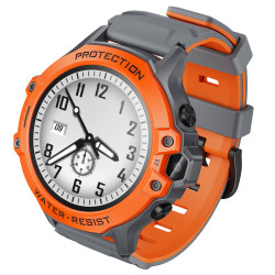 Kids Smartwatch Hoco Y107 4G 700mAh 1.28” LCD GPS Κάμερα με Δυνατότητα Κλήσεων και Μηνυμάτων IP54 Πορτοκαλί 52883