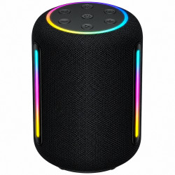 Φορητό Ηχείο Wireless Hoco HT3 Platinum TWS BT v6.0 2400mAh 20W USB Micro-SD AUX και Ambient Φωτισμό 52909