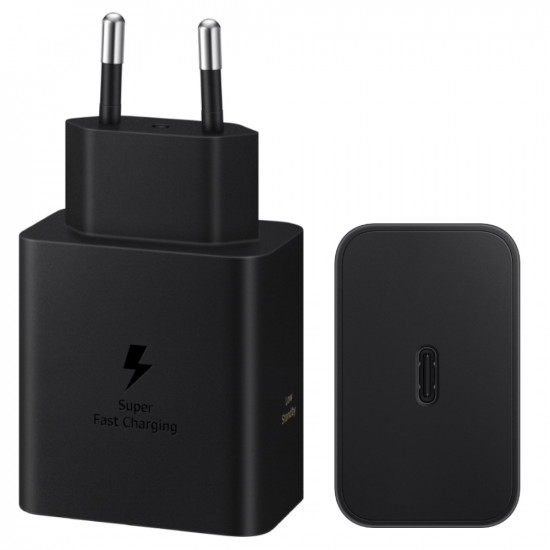 Φορτιστής Ταξιδίου Samsung EP-T6010NBEGWW USB-C GaN 60W Power Delivery Μαύρος 53138