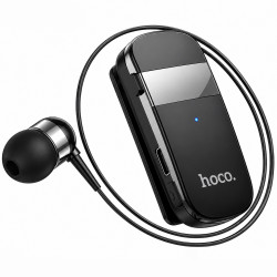 Bluetooth Hands Free Hoco. DES54 String v5.4 70mAh 10hr Talk Time Μήκος Καλωδίου 30cm Μαύρο 52940