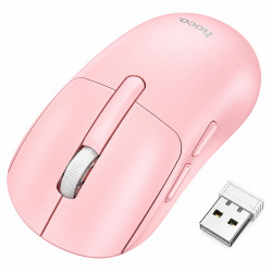 Ασύρματο Ποντίκι Hoco. DI88 Dragon Ultra-light 1600dpi 6 Πλήκτρων 2.4GHz + BT v5.2 Ροζ 52929