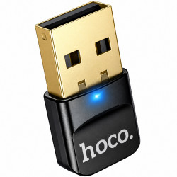 Αντάπτορας Wireless Hoco UA100 USB-A Bluetooth v6.0 με Δυνατότητα Σύνδεσης έως και 7 Συσκευές Μαύρος 52912
