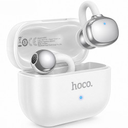 Wireless Hands Free Open-Ear Hoco. DES61 Cool TWS v6.0 250mAh 6h Ώρες Λειτουργίας Λευκά με Λευκό Silicon Sleeve 52935