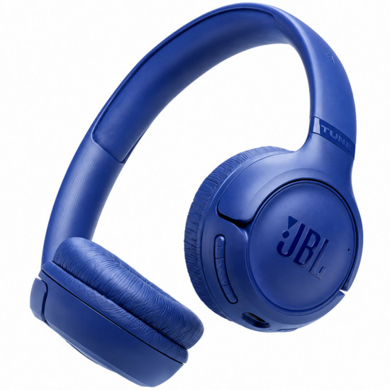Bluetooth Stereo Ακουστικά JBL Tune 530BT On-ear με Pure Bass 2-Mic BT6.0 και έως 76h Playtime Μπλε 53286
