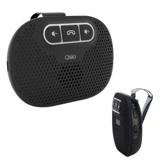 Osio OFT-4250CK Ασύρματο ηχείο handsfree για σκιάδιο αυτοκινήτου με Bluetooth, multipoint σύνδεση και ενσωματωμένο ενισχυτή