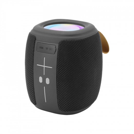 Akai ABTS-V5BK Μαύρο φορητό μίνι ηχείο Bluetooth με USB, SD, FM, AWS, LED, Handsfree – 3W RMS