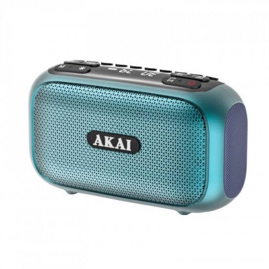 Akai APR-700 φορητό ραδιόφωνο FM/AM, REC, Bluetooth 5.3, RGB LED, 1800mAh