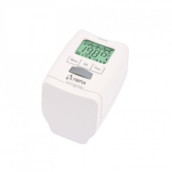 Olympia ΗΤ 430-22 (73024) Αθόρυβη θερμοστατική βαλβίδα καλοριφέρ με εβδομαδιαία ρύθμιση θερμοκρασίας